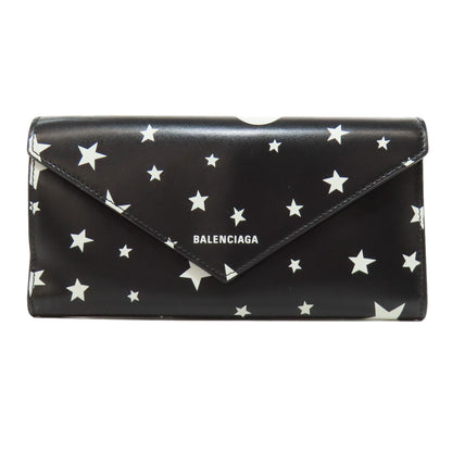 BALENCIAGA バレンシアガ 499207 スターモチーフ 長財布（小銭入れあり） カーフ レディース 中古