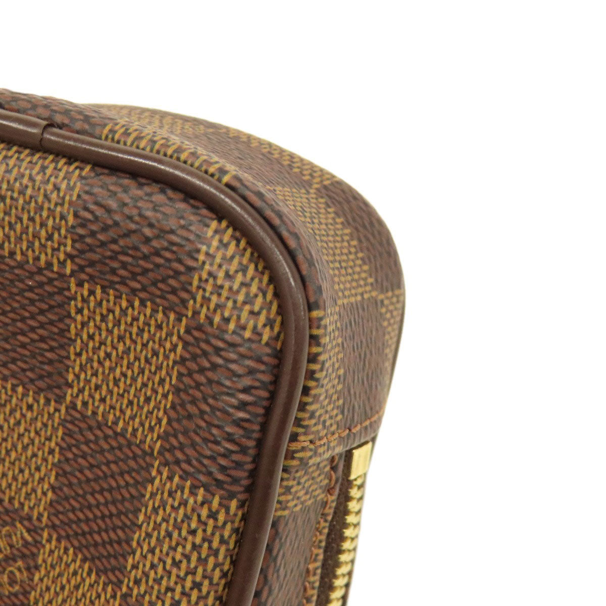 LOUIS VUITTON ルイヴィトン N61738 エテュイ オカピPM アクセサリーポーチ ダミエキャンバス レディース 中古