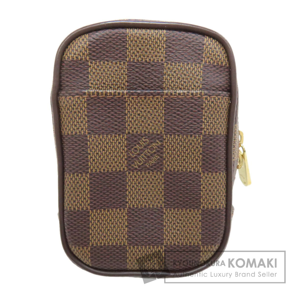 LOUIS VUITTON ルイヴィトン N61738 エテュイ オカピPM アクセサリーポーチ ダミエキャンバス レディース 中古