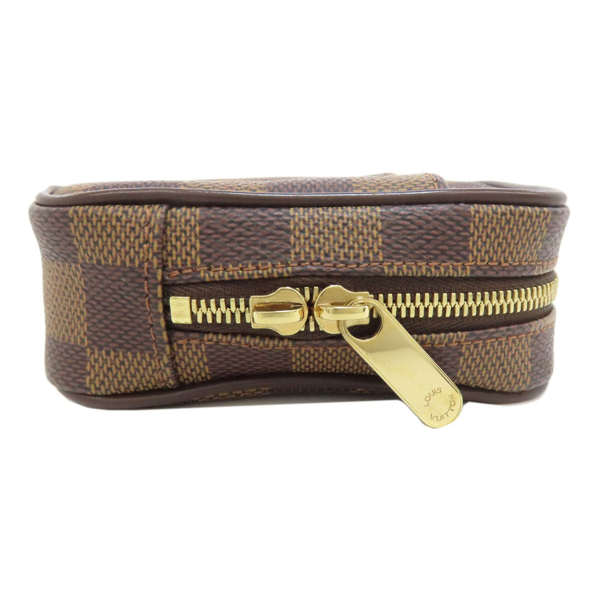 LOUIS VUITTON ルイヴィトン N61738 エテュイ オカピPM アクセサリーポーチ ダミエキャンバス レディース 中古