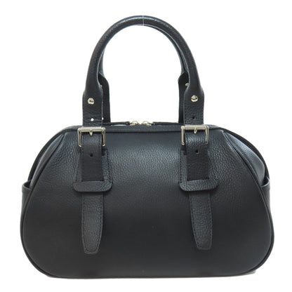 BURBERRY バーバリー ロゴ ハンドバッグ レザー レディース 中古