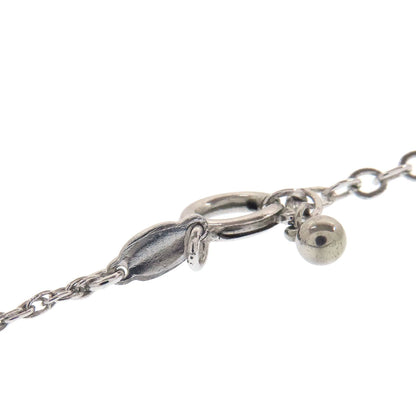 CHRISTIAN DIOR クリスチャンディオール ハート ラインストーン ネックレス 金属製 レディース 中古