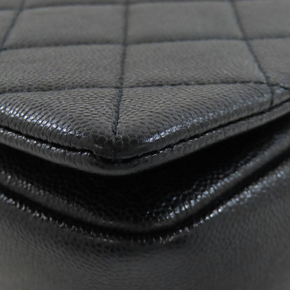 CHANEL シャネル マトラッセ ゴールド金具 2WAY ショルダーバッグ グレインド カーフスキン レディース 中古