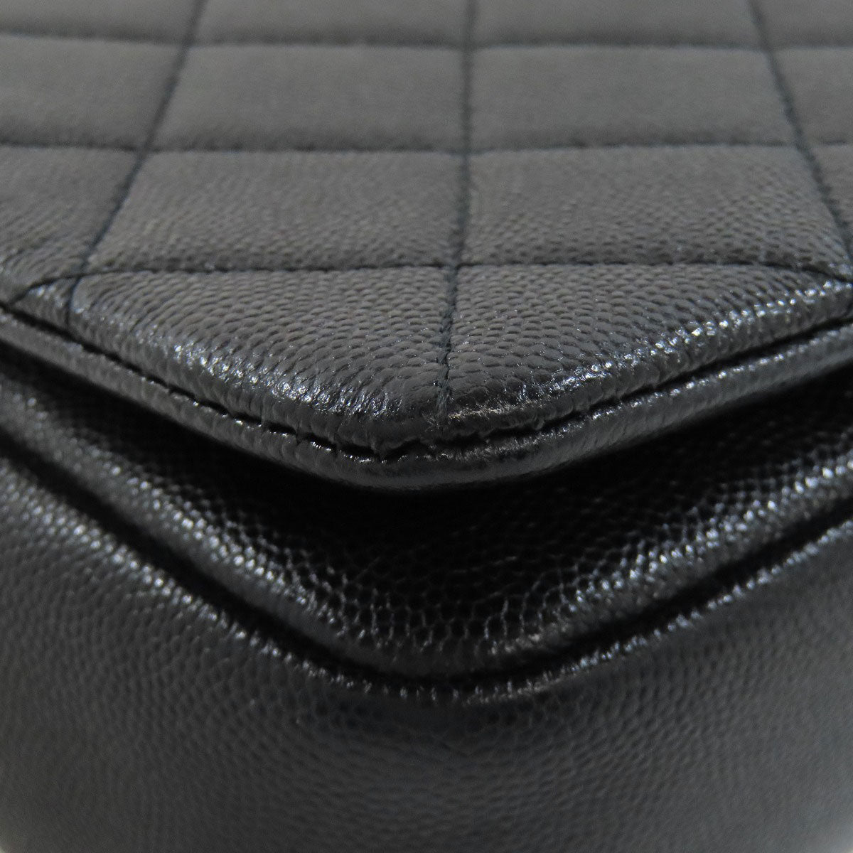 CHANEL シャネル マトラッセ ゴールド金具 2WAY ショルダーバッグ グレインド カーフスキン レディース 中古