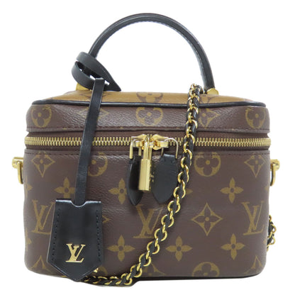 LOUIS VUITTON ルイヴィトン M45165 ヴァニティNV PM ハンドバッグ モノグラムリバース レディース 中古