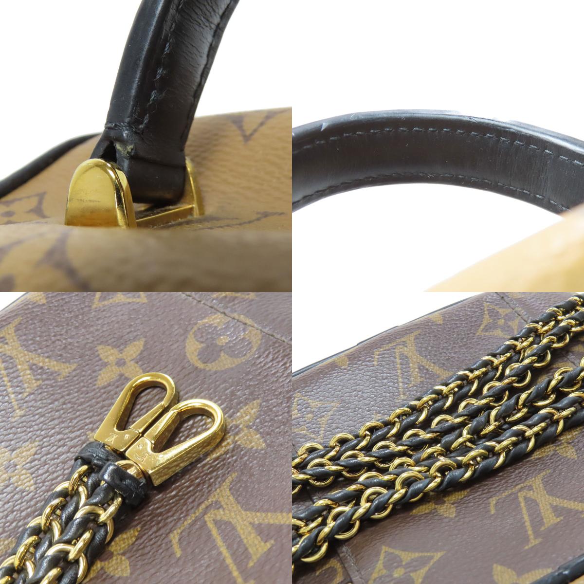 LOUIS VUITTON ルイヴィトン M45165 ヴァニティNV PM ハンドバッグ モノグラムリバース レディース 中古