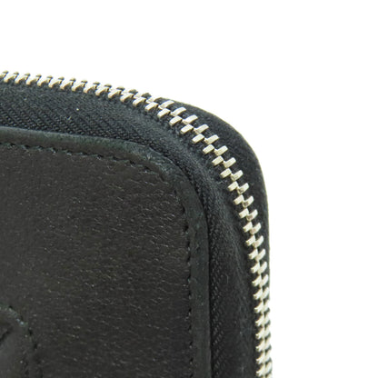 CHANEL シャネル マドモアゼル シルバー金具 長財布（小銭入れあり） ラムスキン レディース 中古