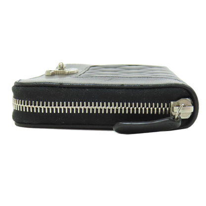 CHANEL シャネル マドモアゼル シルバー金具 長財布（小銭入れあり） ラムスキン レディース 中古