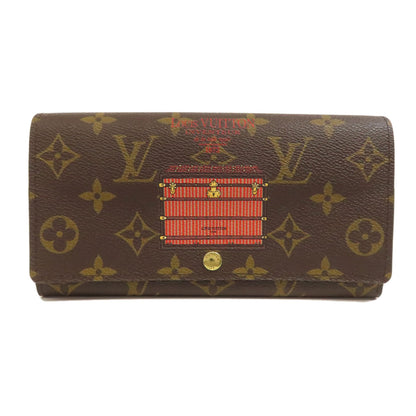 LOUIS VUITTON ルイヴィトン M60415 ポルトフォイユ・サラ トランク 長財布（小銭入れあり） モノグラムキャンバス レディース 中古