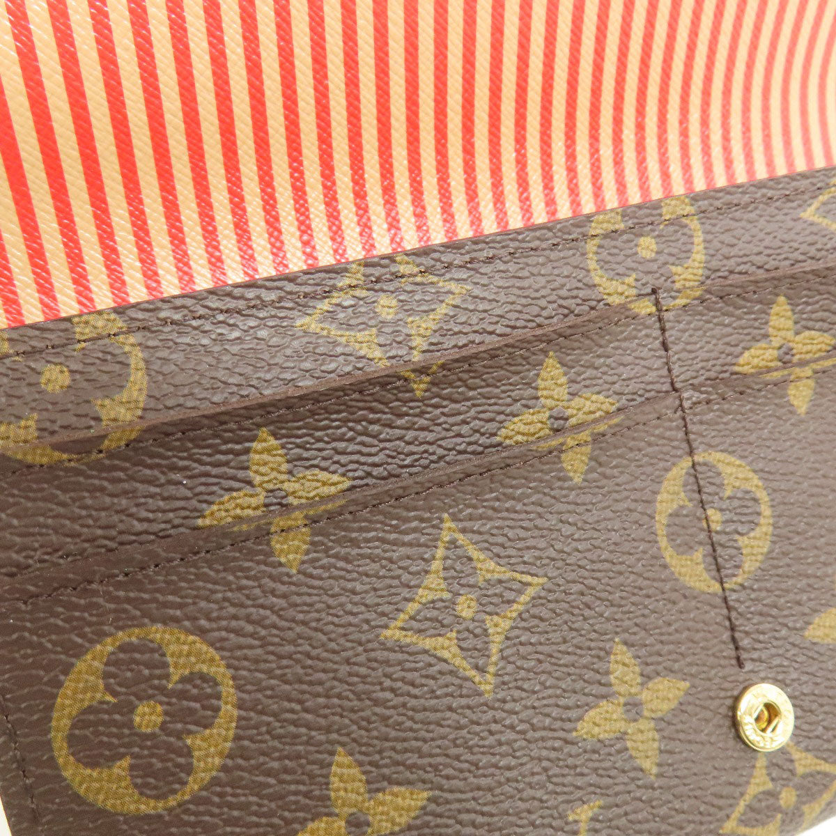 LOUIS VUITTON ルイヴィトン M60415 ポルトフォイユ・サラ トランク 長財布（小銭入れあり） モノグラムキャンバス レディース 中古