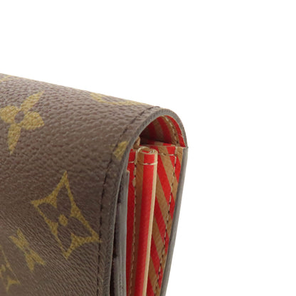 LOUIS VUITTON ルイヴィトン M60415 ポルトフォイユ・サラ トランク 長財布（小銭入れあり） モノグラムキャンバス レディース 中古
