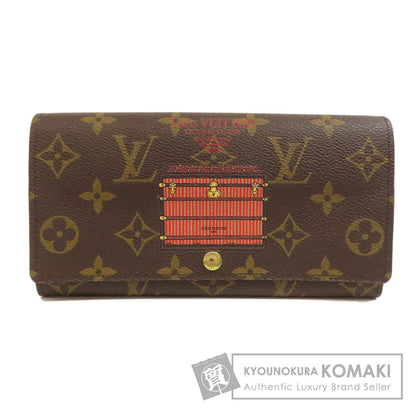 LOUIS VUITTON ルイヴィトン M60415 ポルトフォイユ・サラ トランク 長財布（小銭入れあり） モノグラムキャンバス レディース 中古