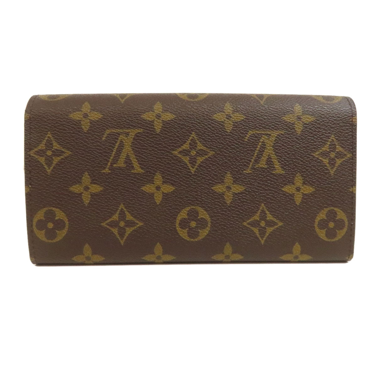 LOUIS VUITTON ルイヴィトン M60415 ポルトフォイユ・サラ トランク 長財布（小銭入れあり） モノグラムキャンバス レディース 中古