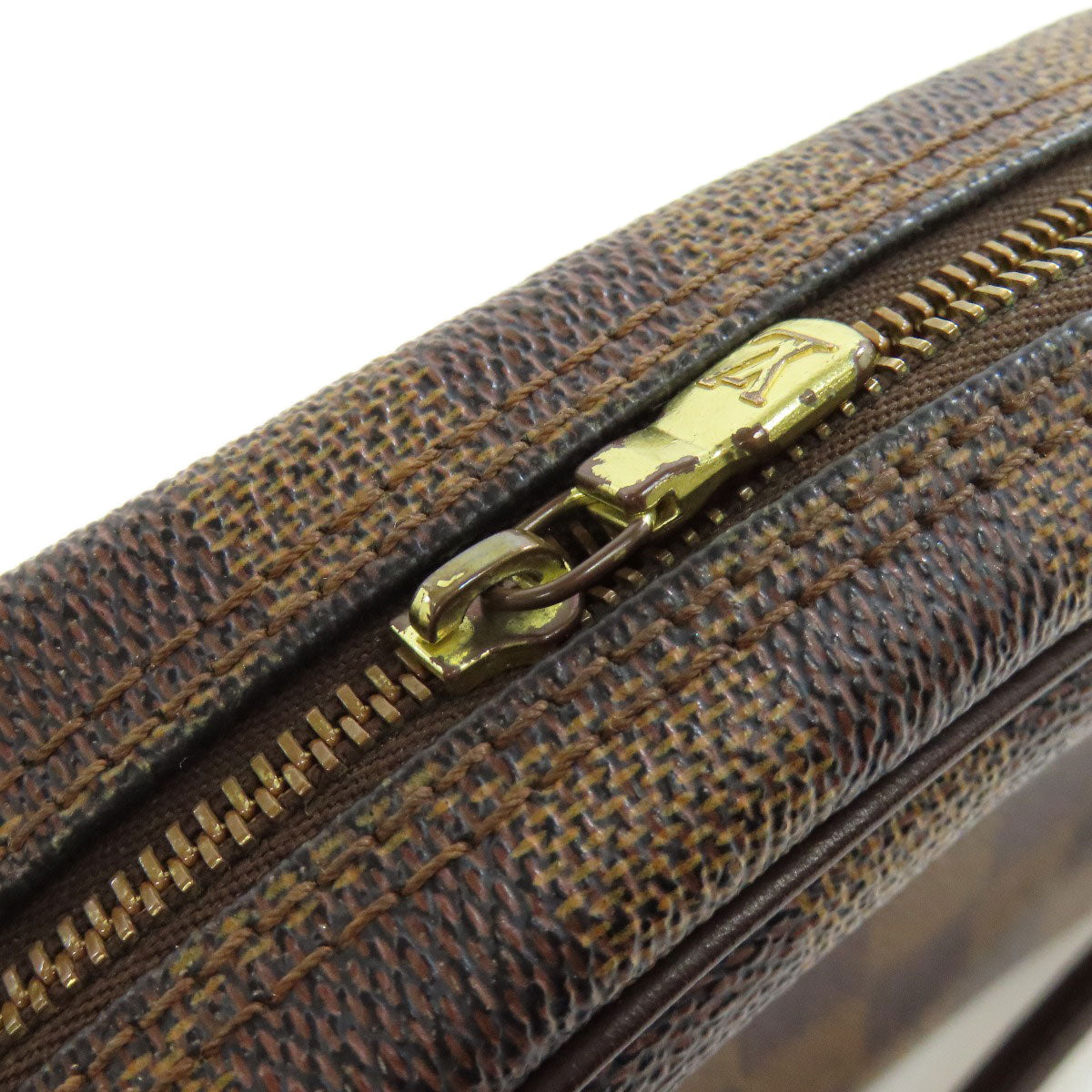 LOUIS VUITTON ルイヴィトン N51296 ポシェット イパネマPM ショルダーバッグ ダミエキャンバス レディース 中古
