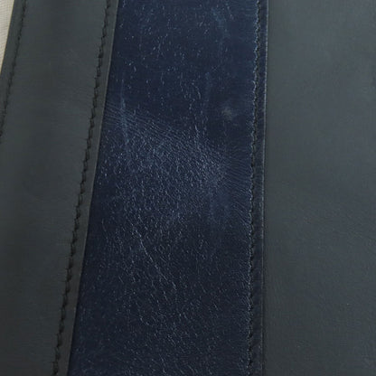 HERMES エルメス ストライプ クラッチバッグ レザー メンズ 中古
