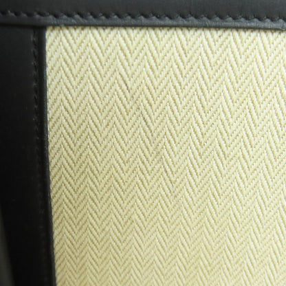 HERMES エルメス ストライプ クラッチバッグ レザー メンズ 中古