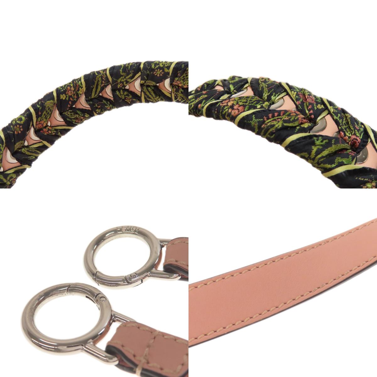 FENDI フェンディ ピーカブー リボンステッチ 2WAY ハンドバッグ カーフ レディース 中古