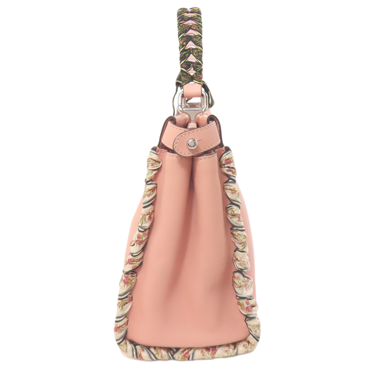 FENDI フェンディ ピーカブー リボンステッチ 2WAY ハンドバッグ カーフ レディース 中古