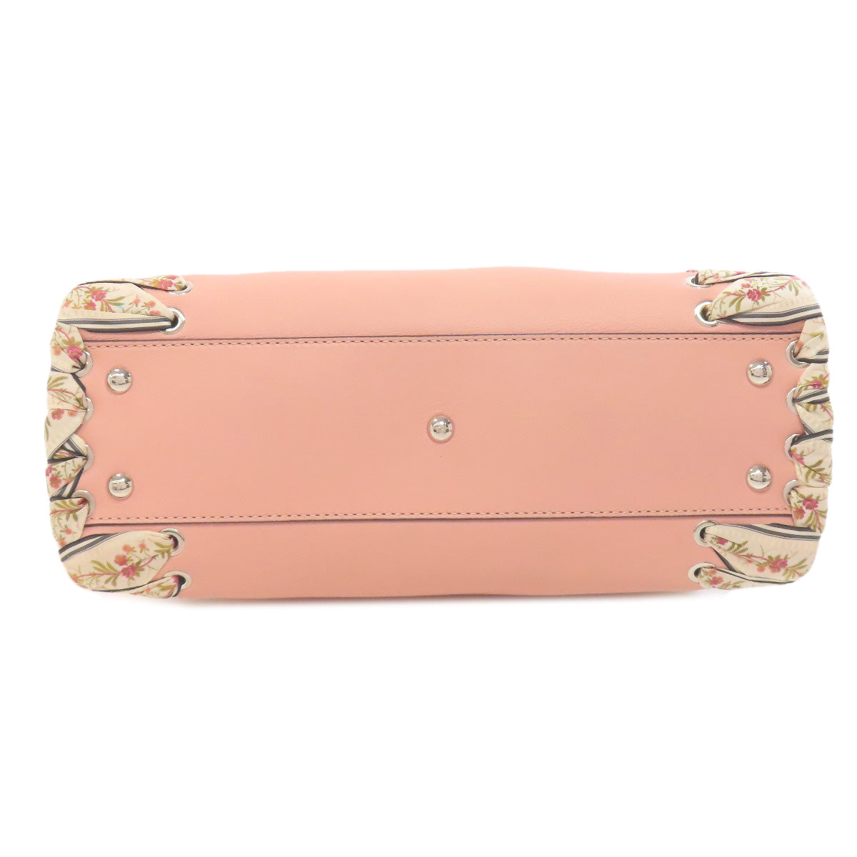 FENDI フェンディ ピーカブー リボンステッチ 2WAY ハンドバッグ カーフ レディース 中古