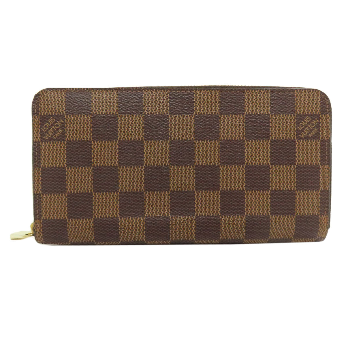 LOUIS VUITTON ルイヴィトン N60015 ジッピー・ウォレット 旧 長財布（小銭入れあり） ダミエキャンバス レディース 中古