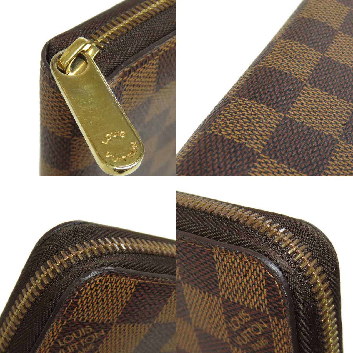 LOUIS VUITTON ルイヴィトン N60015 ジッピー・ウォレット 旧 長財布（小銭入れあり） ダミエキャンバス レディース 中古