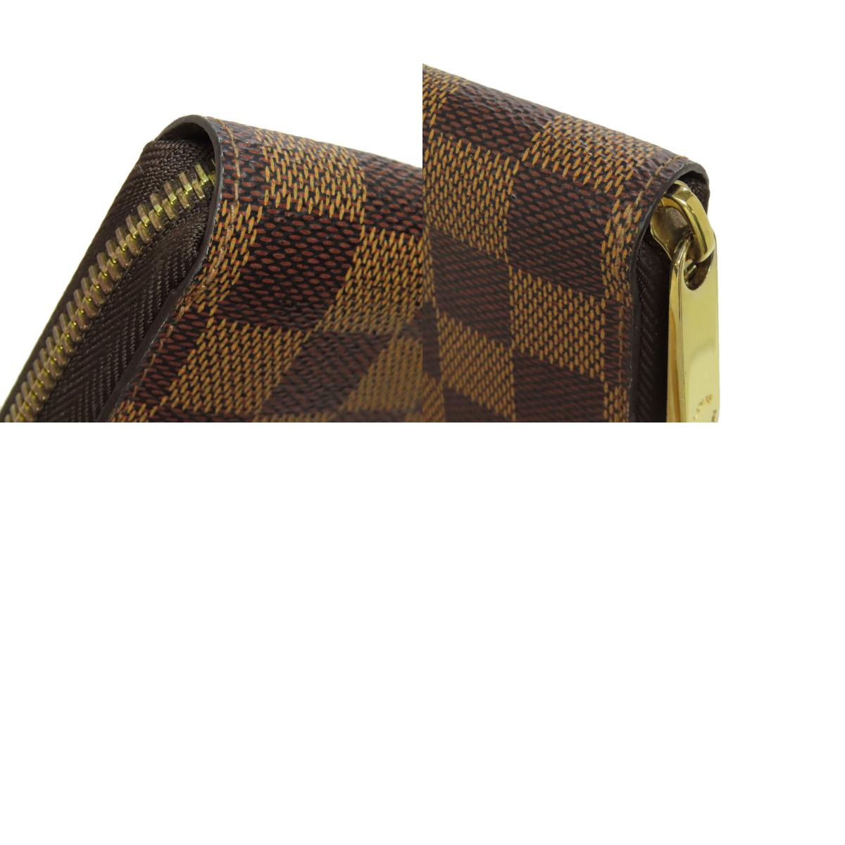 LOUIS VUITTON ルイヴィトン N60015 ジッピー・ウォレット 旧 長財布（小銭入れあり） ダミエキャンバス レディース 中古