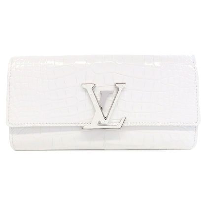 LOUIS VUITTON ルイヴィトン N93894 ポルトフォイユ・カプシーヌ 長財布（小銭入れあり） クロコダイル レディース 中古