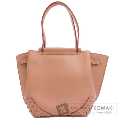 TODS トッズ シンプルデザイン ハンドバッグ レザー レディース 中古