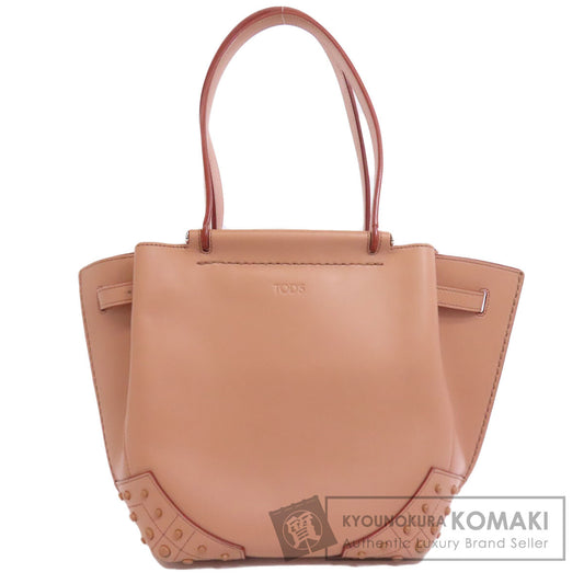TODS トッズ シンプルデザイン ハンドバッグ レザー レディース 中古