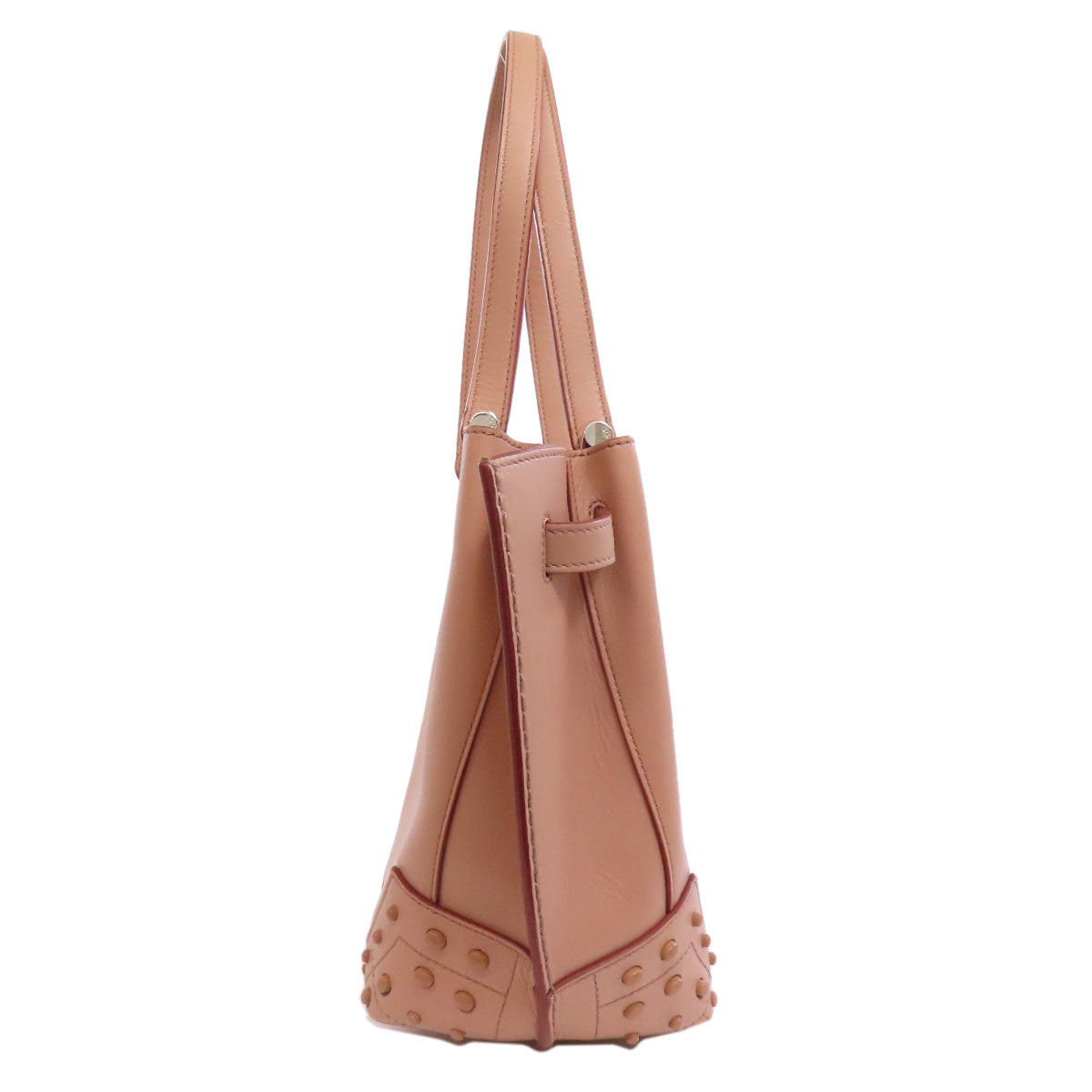 TODS トッズ シンプルデザイン ハンドバッグ レザー レディース 中古