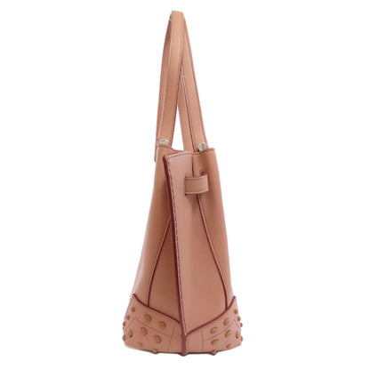 TODS トッズ シンプルデザイン ハンドバッグ レザー レディース 中古