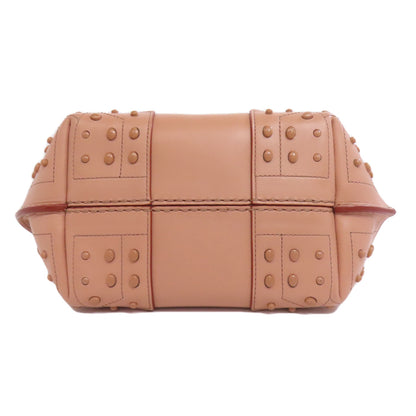 TODS トッズ シンプルデザイン ハンドバッグ レザー レディース 中古