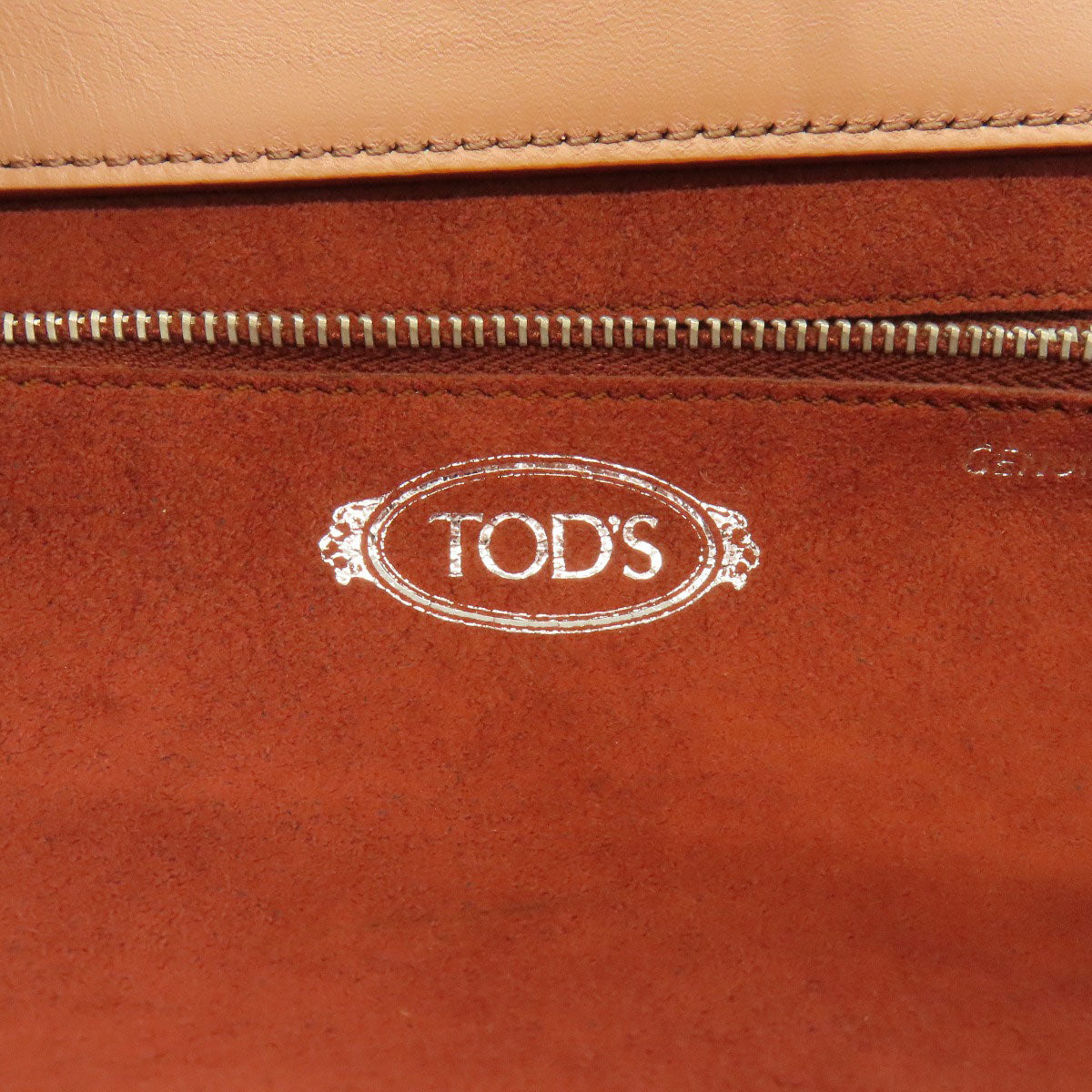 TODS トッズ シンプルデザイン ハンドバッグ レザー レディース 中古