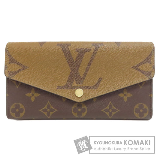 LOUIS VUITTON ルイヴィトン M80726 ポルトフォイユ・サラ 長財布（小銭入れあり） モノグラムジャイアント レディース 中古