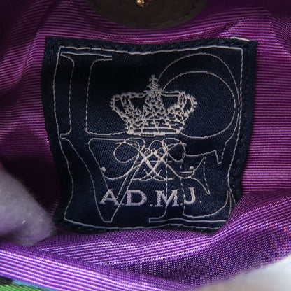 ADMJ エーディーエムジェイ ロゴ ショルダーバッグ ナイロン レディース 中古
