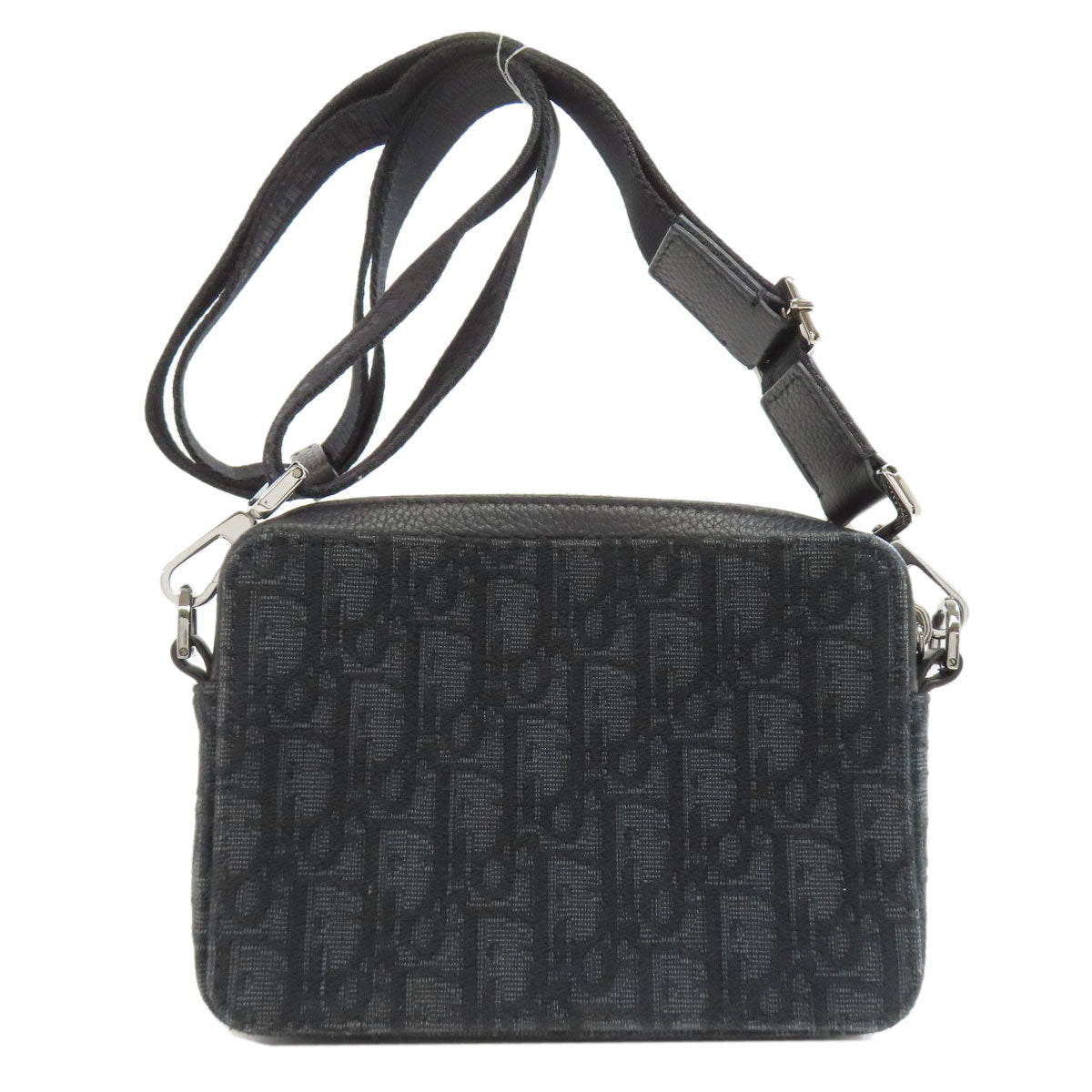 CHRISTIAN DIOR クリスチャンディオール オブリーク ショルダーバッグ キャンバス レディース 中古