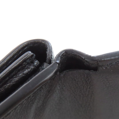 BALENCIAGA バレンシアガ 594312 ロゴ 三つ折り財布 二つ折り財布（小銭入れあり） レザー レディース 中古