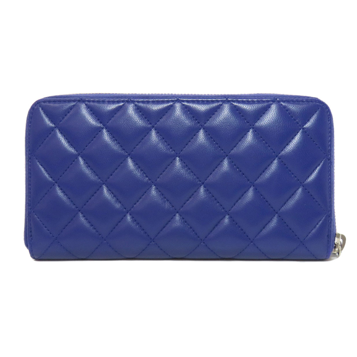 CHANEL シャネル マトラッセ ココマーク　シルバー金具 長財布（小銭入れあり） ラムスキン レディース 中古