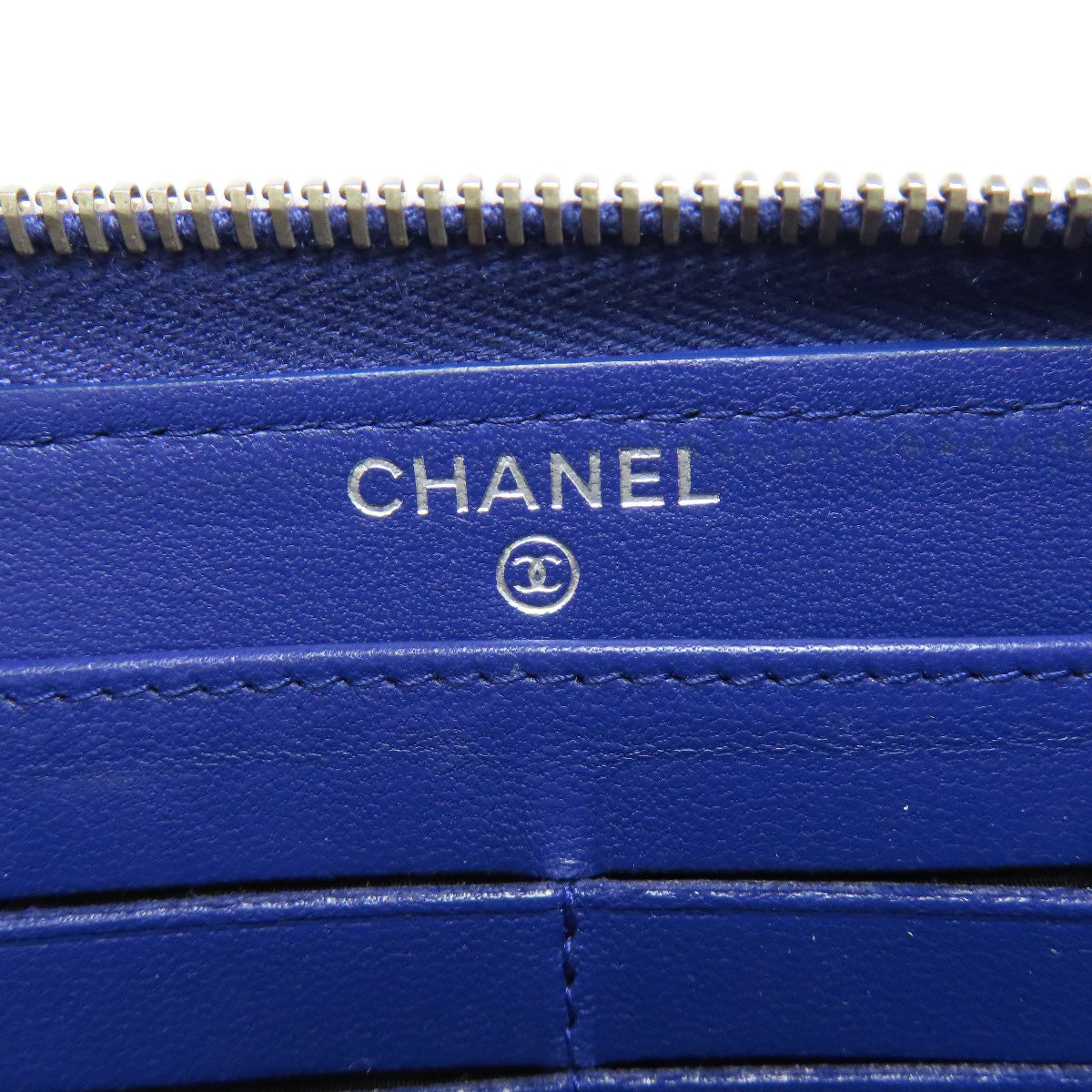 CHANEL シャネル マトラッセ ココマーク　シルバー金具 長財布（小銭入れあり） ラムスキン レディース 中古
