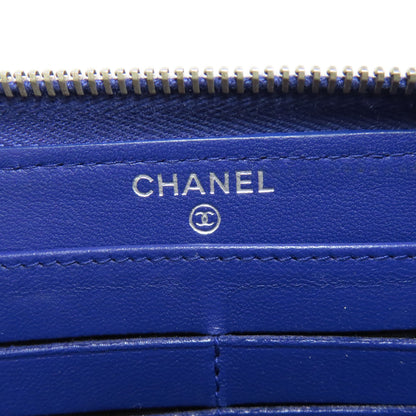 CHANEL シャネル マトラッセ ココマーク　シルバー金具 長財布（小銭入れあり） ラムスキン レディース 中古