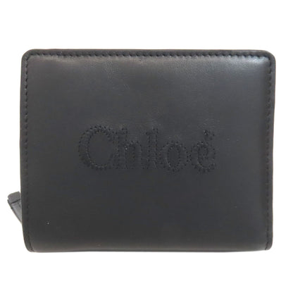 CHLOE クロエ センス コンパクトウォレット 二つ折り財布（小銭入れあり） カーフ レディース 中古
