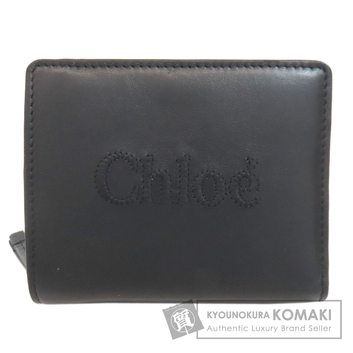 CHLOE クロエ センス コンパクトウォレット 二つ折り財布（小銭入れあり） カーフ レディース 中古