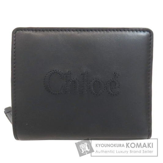 CHLOE クロエ センス コンパクトウォレット 二つ折り財布（小銭入れあり） カーフ レディース 中古
