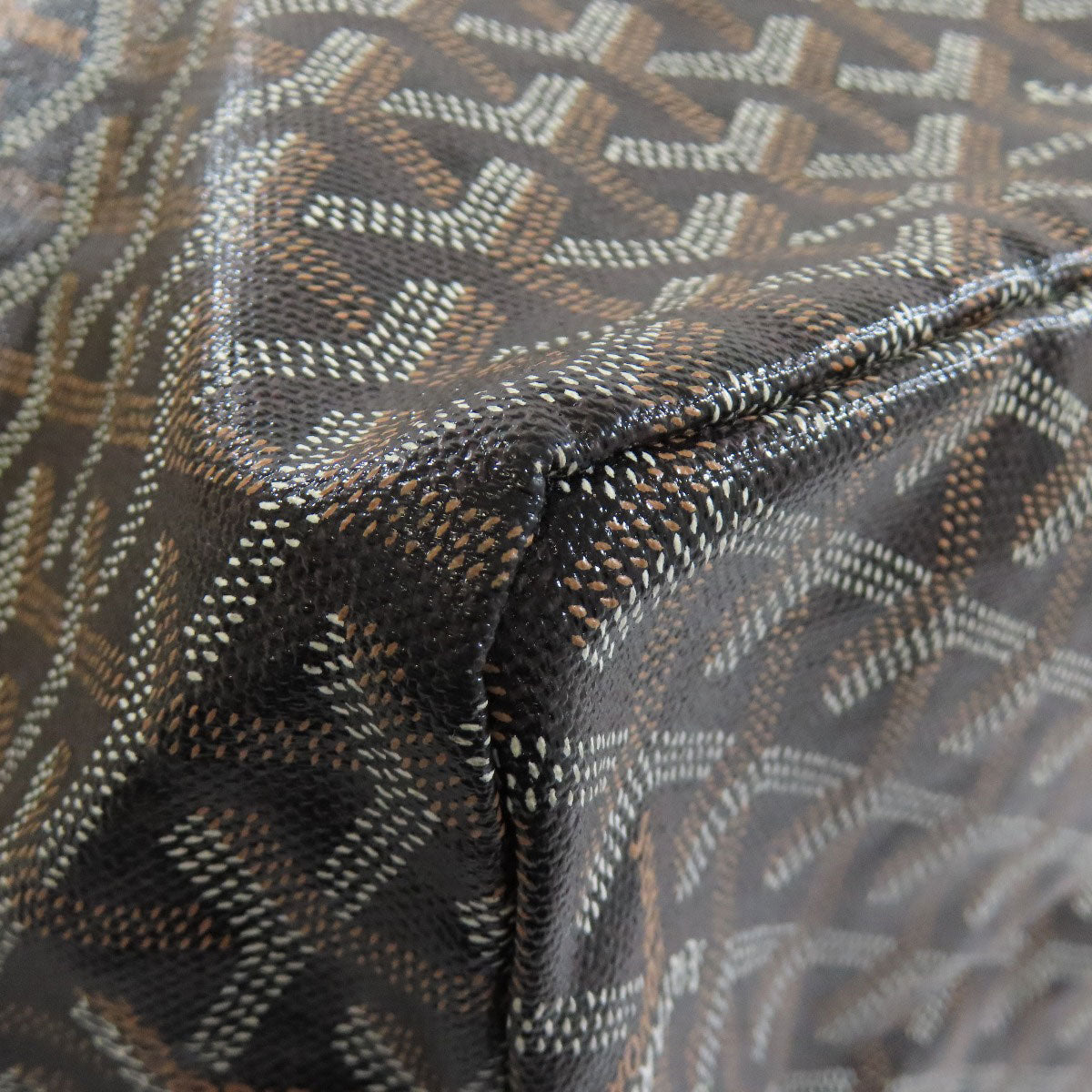 GOYARD ゴヤール サンルイGM トートバッグ コーティングキャンバス レディース 中古