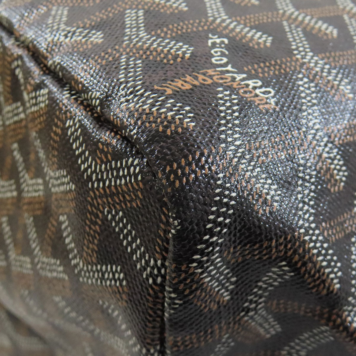 GOYARD ゴヤール サンルイGM トートバッグ コーティングキャンバス レディース 中古
