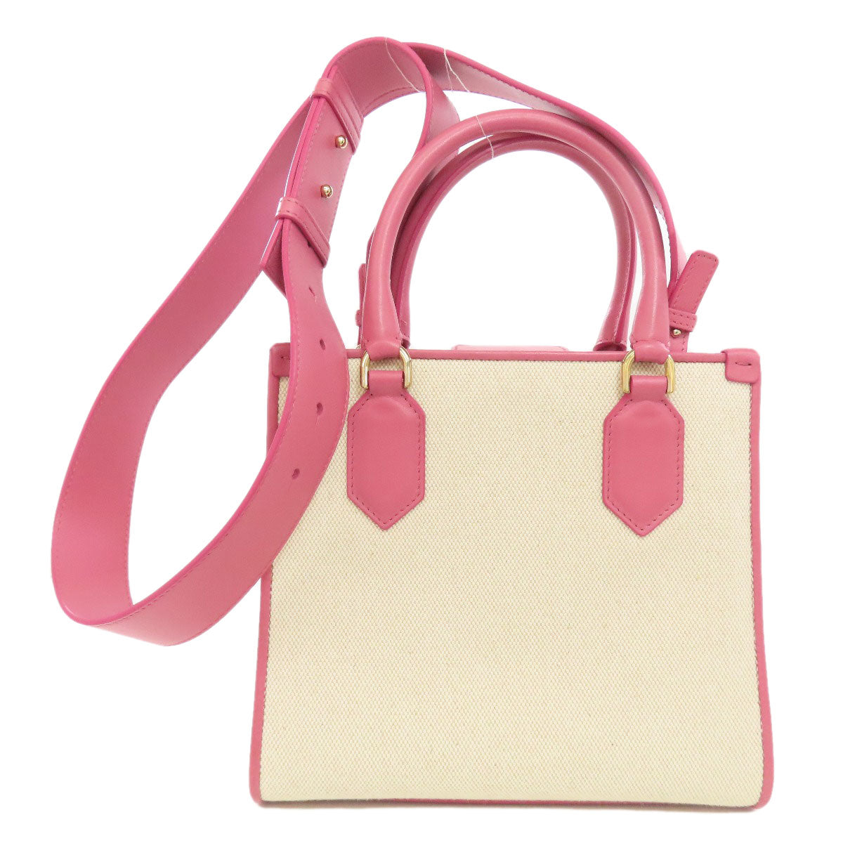BVLGARI ブルガリ 2WAY ハンドバッグ キャンバス レディース 中古