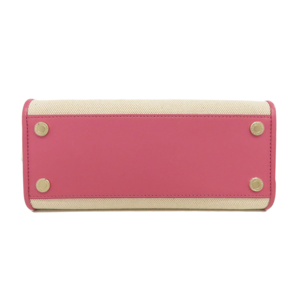 BVLGARI ブルガリ 2WAY ハンドバッグ キャンバス レディース 中古