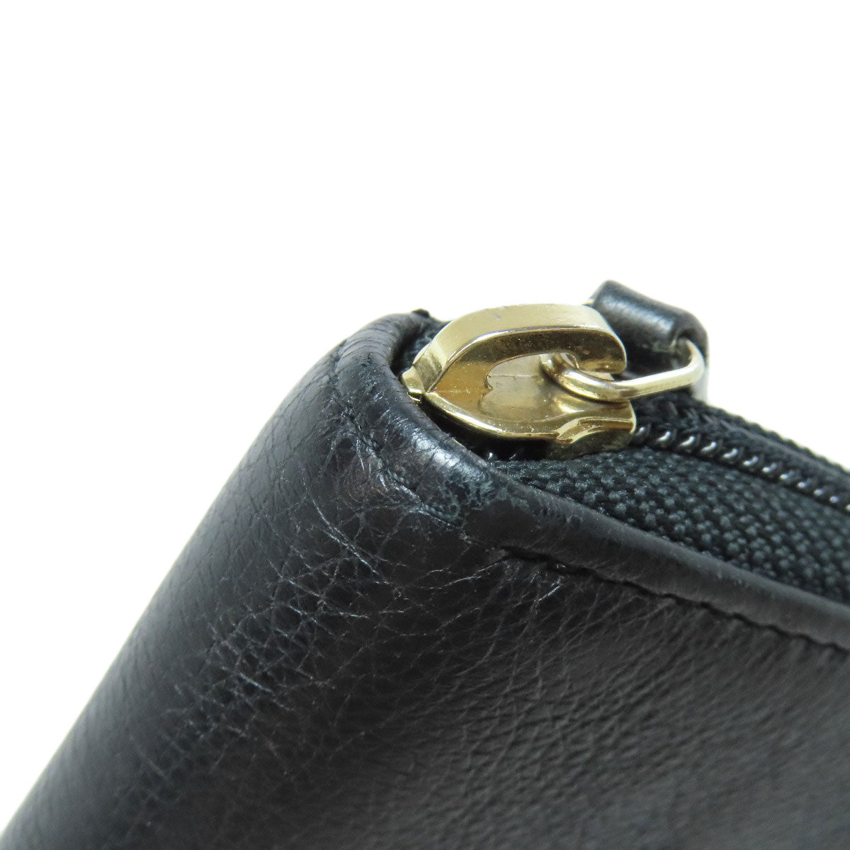 CHANEL シャネル ラウンドファスナー ココマーク ゴールド金具 長財布（小銭入れあり） カーフ レディース 中古