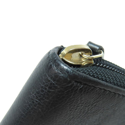 CHANEL シャネル ラウンドファスナー ココマーク ゴールド金具 長財布（小銭入れあり） カーフ レディース 中古