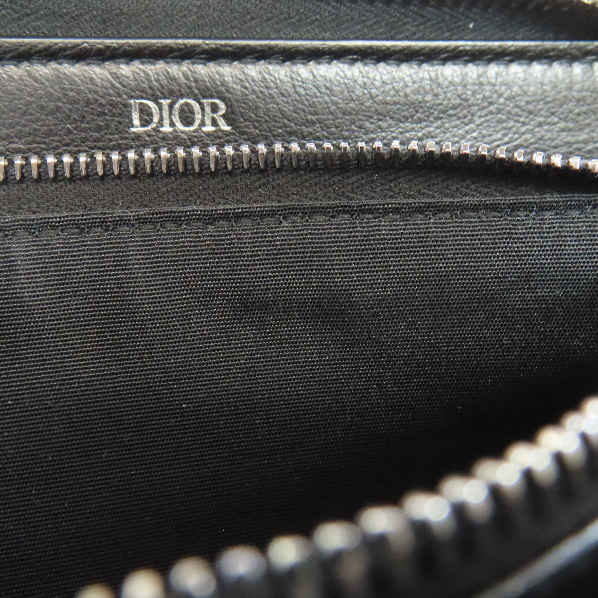 CHRISTIAN DIOR クリスチャンディオール ロングジップウォレット オブリーク トロッター柄 長財布（小銭入れあり） キャンバス レディース 中古